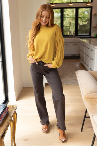 GeeGee Honey Be Mine Balloon Sleeve Sweater