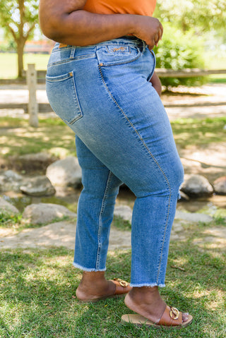 Judy Blue Howdy Embroidery Boyfriend Jeans - Exclusive