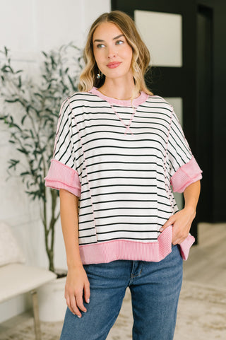 Haptics Human Nature Contrast Detailed Top