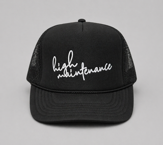 Southern Bliss High Maintenance Black Otto Trucker Hat