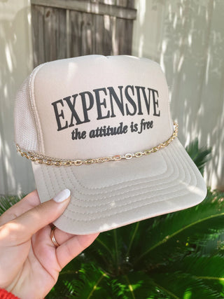 Southern Bliss Expensive Khaki Foam Trucker Hat