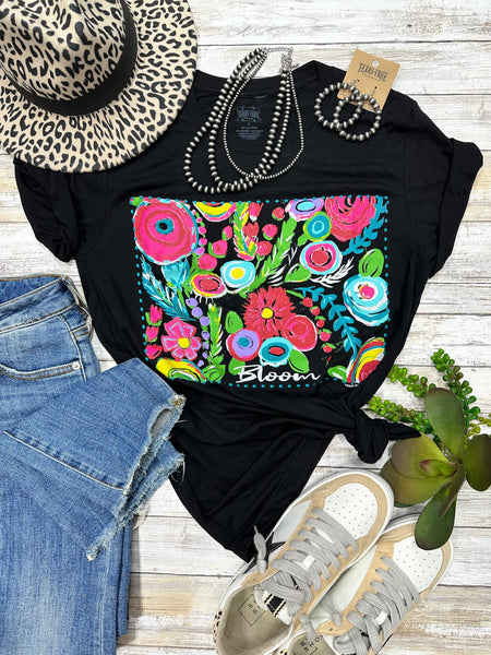 Callie Ann Stelter Bloom Tee - Exclusive-Tees-Sunshine and Wine Boutique