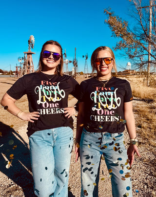 Texas True Threads Five Four Three Two One Cheers Tee