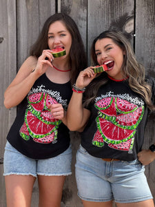 Texas True Threads Callie Ann Stelter Sweet as a Watermelon Tee or Tank-Tees-Sunshine and Wine Boutique