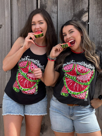 Texas True Threads Callie Ann Stelter Sweet as a Watermelon Tee or Tank-Tees-Sunshine and Wine Boutique