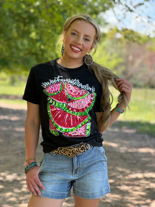 Texas True Threads Callie Ann Stelter Sweet as a Watermelon Tee