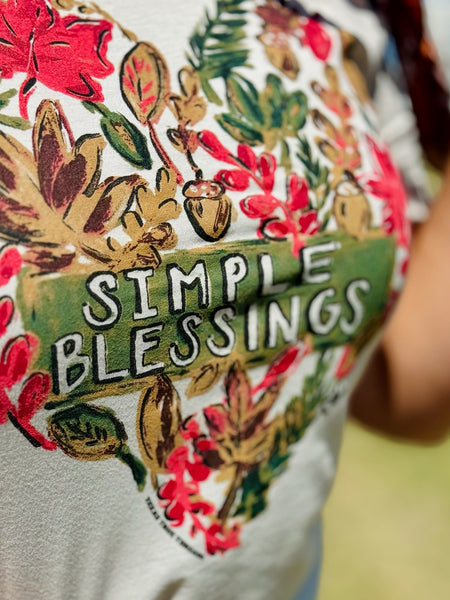 Texas True Threads Simple Blessings Tee - Exclusive-Tees-Sunshine and Wine Boutique