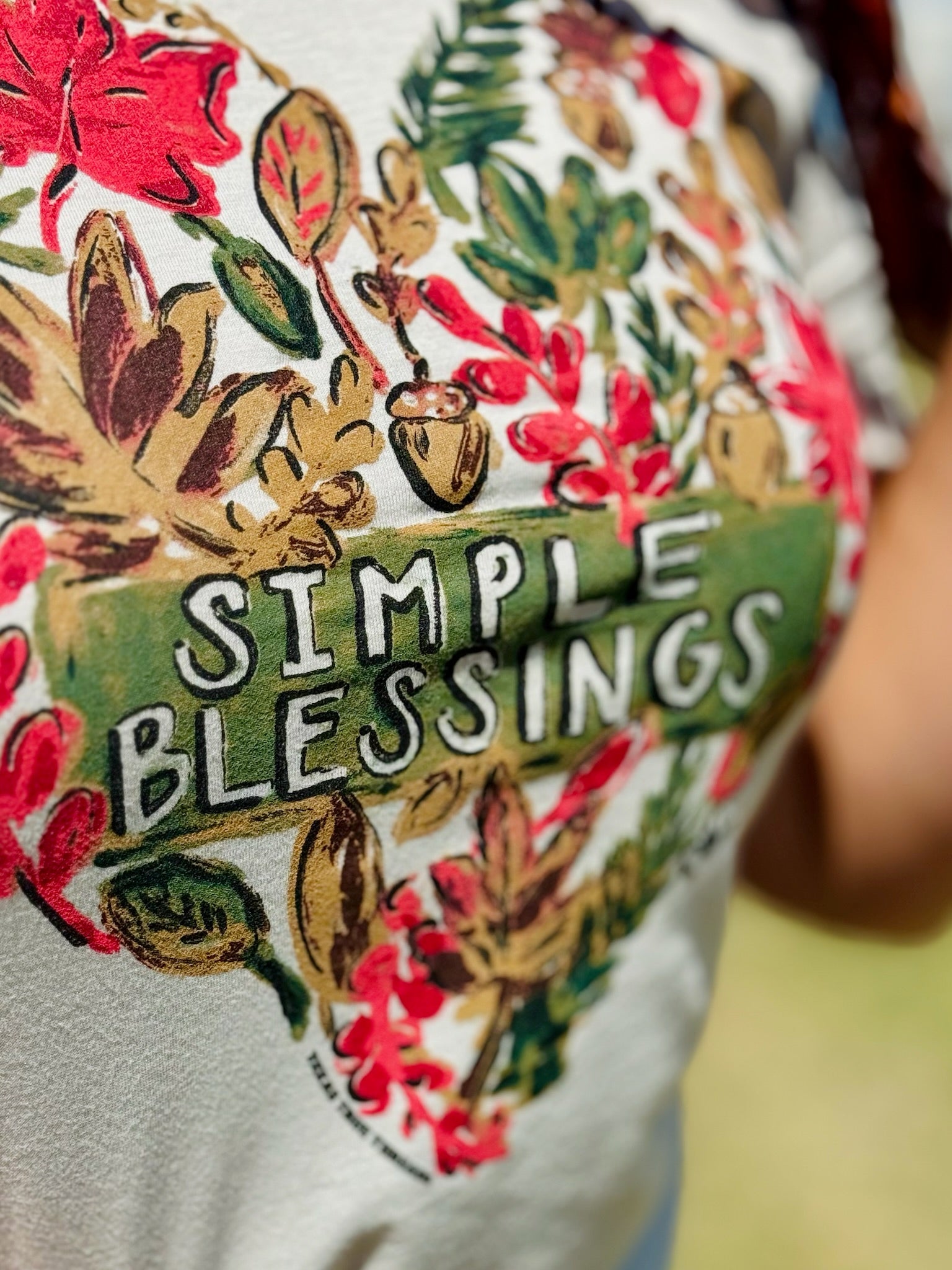 Texas True Threads Simple Blessings Sweatshirt-Tees-Sunshine and Wine Boutique