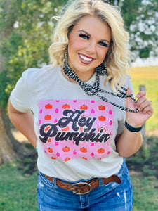 Texas True Threads Hey Pumpkin Tee - Exclusive-Tees-Sunshine and Wine Boutique