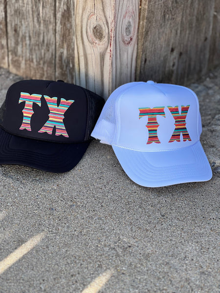 Texas True Threads Serape State Custom Foam Trucker Cap - Exclusive-Hats-Sunshine and Wine Boutique