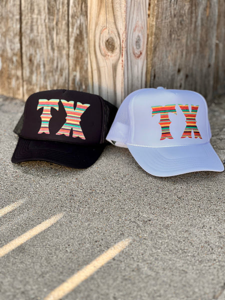 Texas True Threads Serape State Custom Foam Trucker Cap - Exclusive-Hats-Sunshine and Wine Boutique