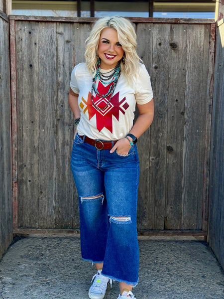 Texas True Threads The Asher Aztec Tee - Exclusive-Tees-Sunshine and Wine Boutique