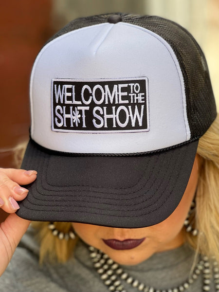 Texas True Threads Welcome to the Sh*t Show Foam Trucker Cap - Exclusive-Hats-Sunshine and Wine Boutique