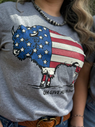 Lauren's Patriotic Buffalo Tee