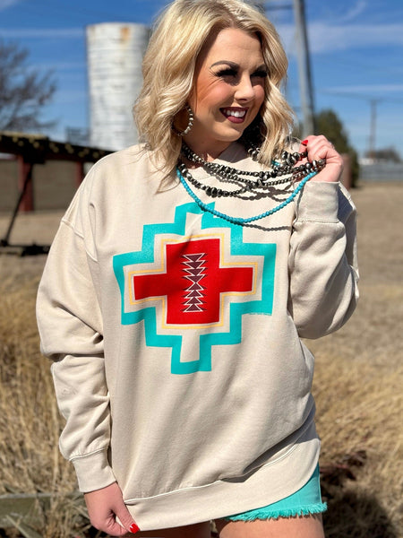 Texas True Threads Santa Fe Sweatshirt-Tees-Sunshine and Wine Boutique