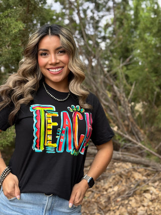 Texas True Threads Callie Ann Stetler Teach Tee