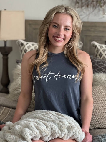 Texas True Threads Sweet Dreams Lounge Nightgown-Tees-Sunshine and Wine Boutique