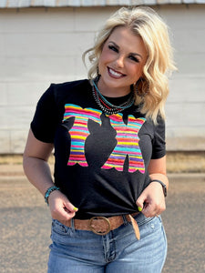 Texas True Threads Barbara's Serape TX Tee - Exclusive-Tees-Sunshine and Wine Boutique