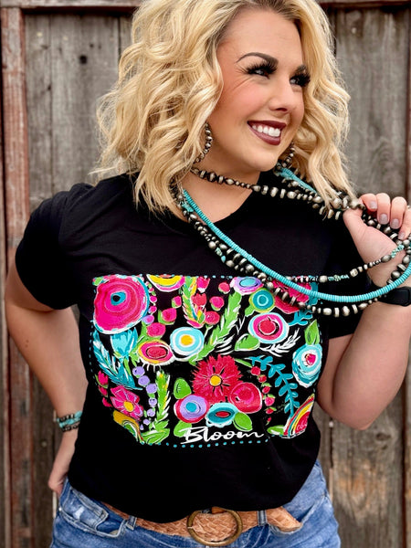 Callie Ann Stelter Bloom Tee - Exclusive-Tees-Sunshine and Wine Boutique