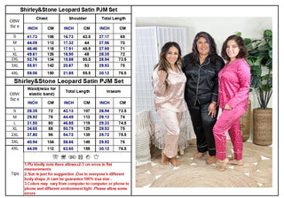 Jollina Satin Leopard Shorts Set in Mint (RTS)