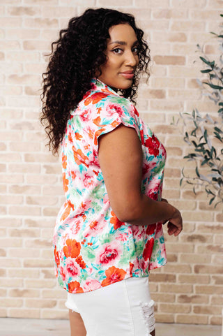 Emily Wonder I Melt With You Collared Blouse