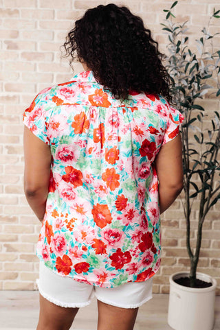Emily Wonder I Melt With You Collared Blouse
