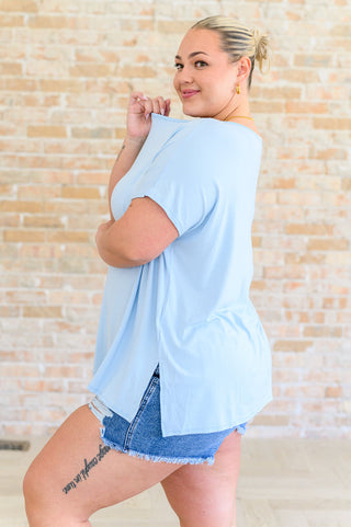A.gain I'll Fly Away Round Neck Relaxed Top