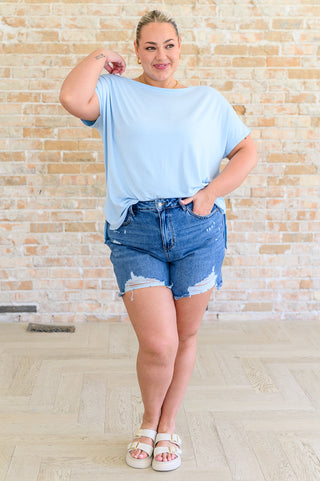 A.gain I'll Fly Away Round Neck Relaxed Top