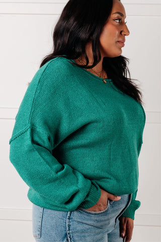 One Eleven North In Stitches Drop Shoulder Sweater