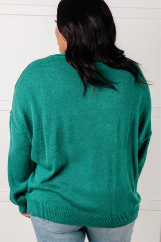One Eleven North In Stitches Drop Shoulder Sweater