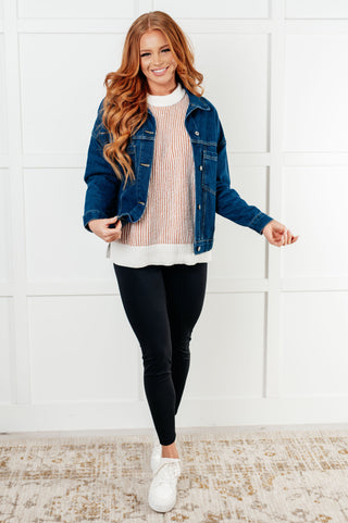 One Eleven North Have We Met Oversized Denim Jacket