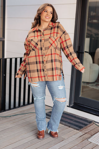 Andree By Unit Is It Really Oversized Plaid Button Up