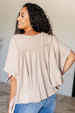 Savanna Jane Isabel Embroidered Tunic in Mocha