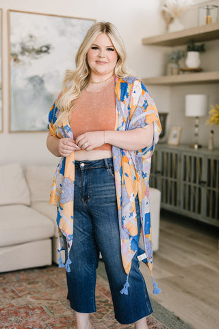 Judy Blue Hayes High Rise Wide Leg Crop Jeans - Exclusive