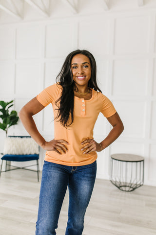 White Birch It Figures Scoop Neck Top
