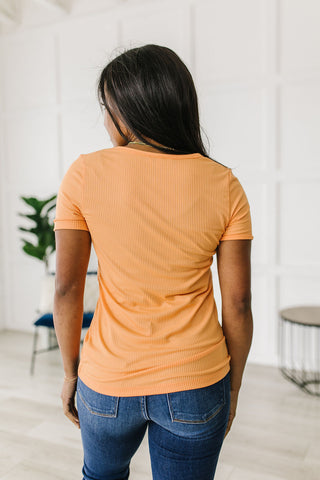 White Birch It Figures Scoop Neck Top