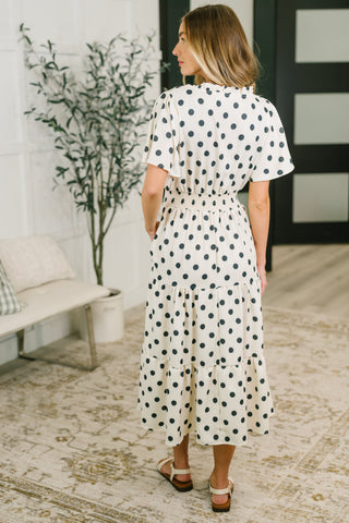 Haptics It Had to Be You Bell Sleeve Midi Dress