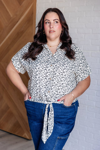 GeeGee It's a Craving, Not a Crush Button Up Top and Shorts Set