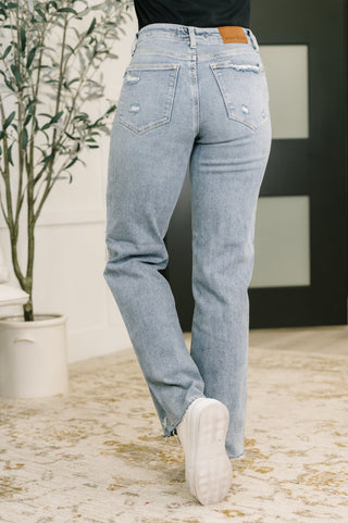 Judy Blue Jade Mid Rise 90's Straight - Exclusive