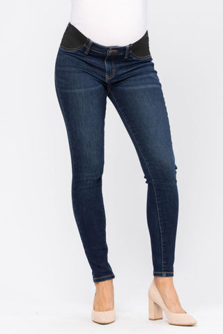 Judy Blue Bloom Maternity Destroyed Skinny Denim Mid Rise 9801