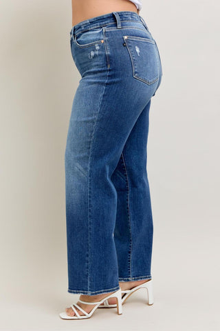 Judy Blue High Waist 90's Straight Denim Jeans 82392