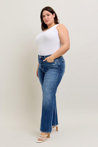 Judy Blue High Waist 90's Straight Denim Jeans 82392