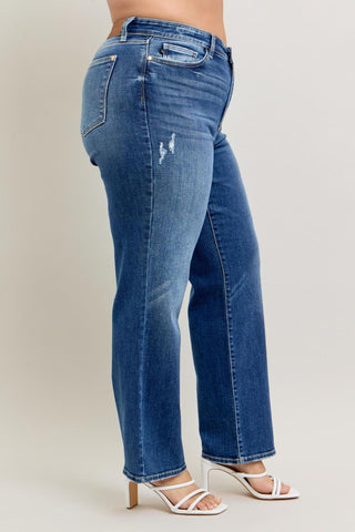 Judy Blue High Waist 90's Straight Denim Jeans 82392