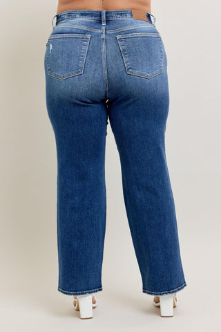 Judy Blue High Waist 90's Straight Denim Jeans 82392