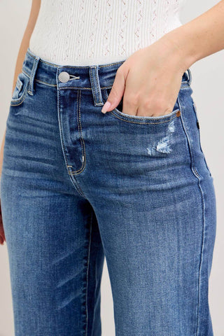 Judy Blue High Waist 90's Straight Denim Jeans 82392