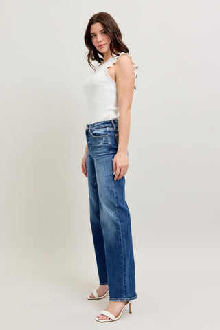 Judy Blue High Waist 90's Straight Denim Jeans 82392