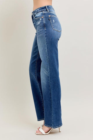Judy Blue High Waist 90's Straight Denim Jeans 82392