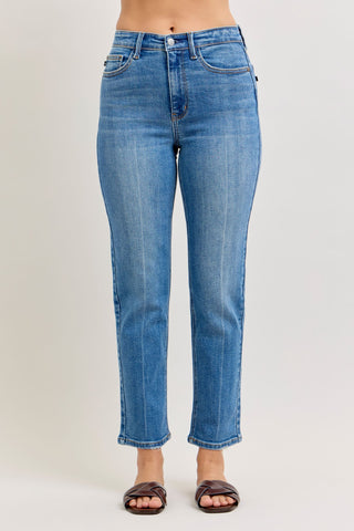 Judy Blue High Waist Ankle Straight Denim Jeans 82714