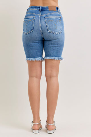 Judy Blue High Waist Bermuda Denim Short 152106