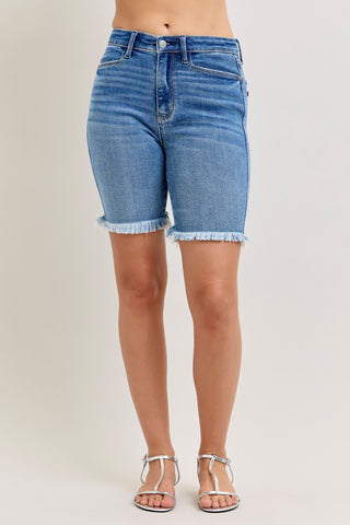 Judy Blue High Waist Bermuda Denim Short 152106